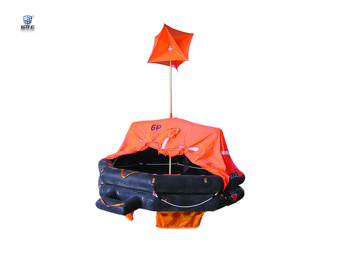 Throw over life raft LR-TO6/8