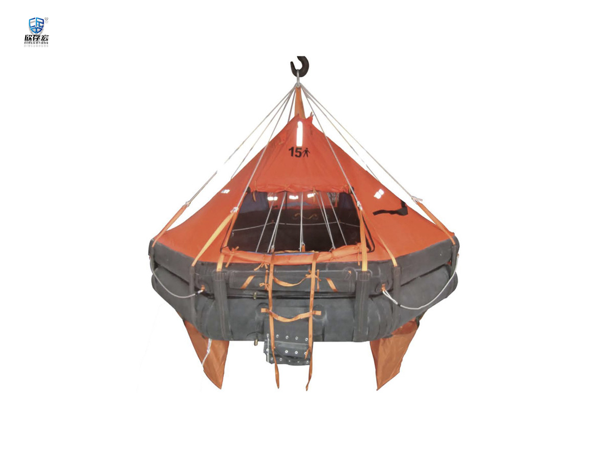 Davit launched inflatable life raft CHF-D-10~25 person