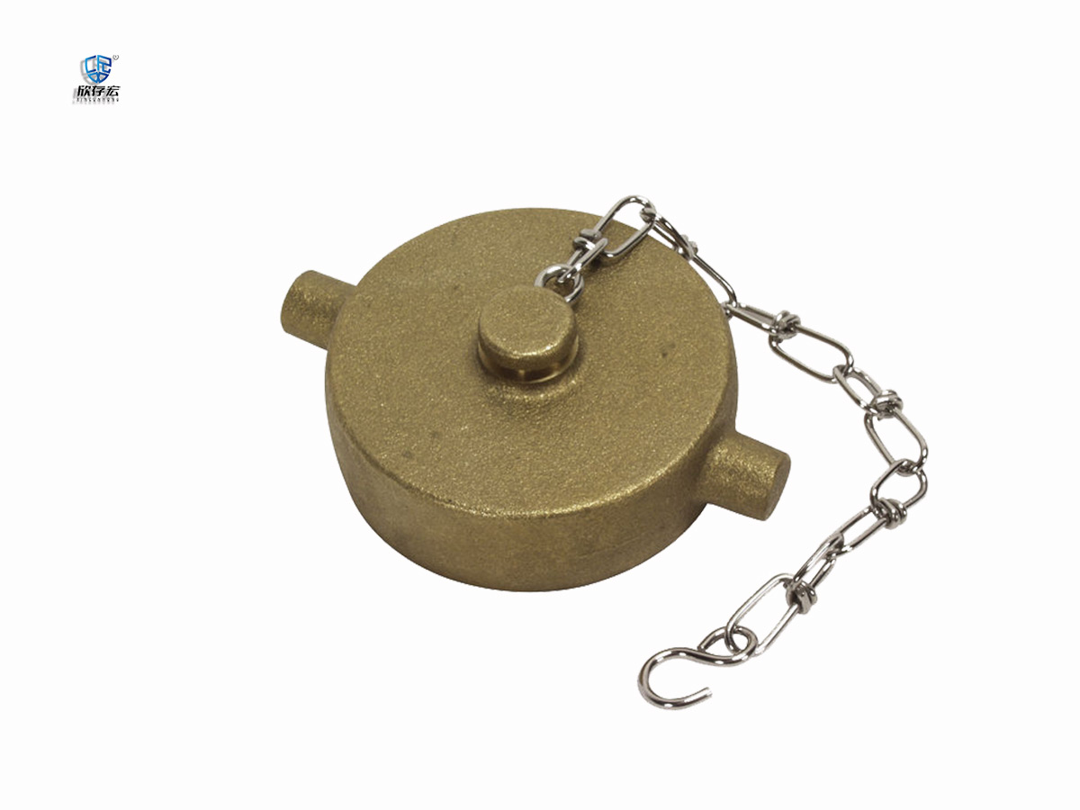 US Fire Hydrant blank cap w. chain  US-8