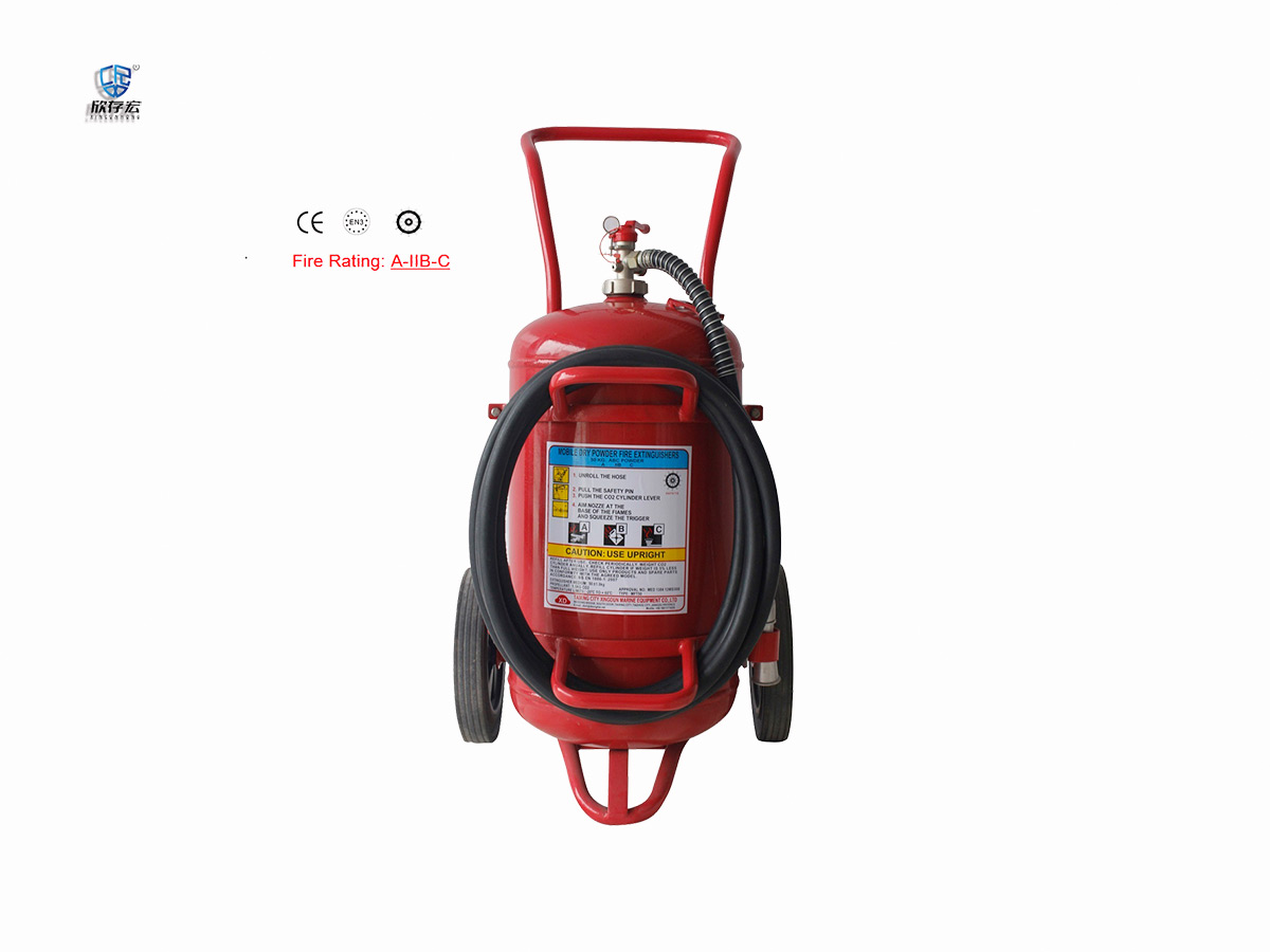 Wheel Powder Fire Extinguisher MFTZ50