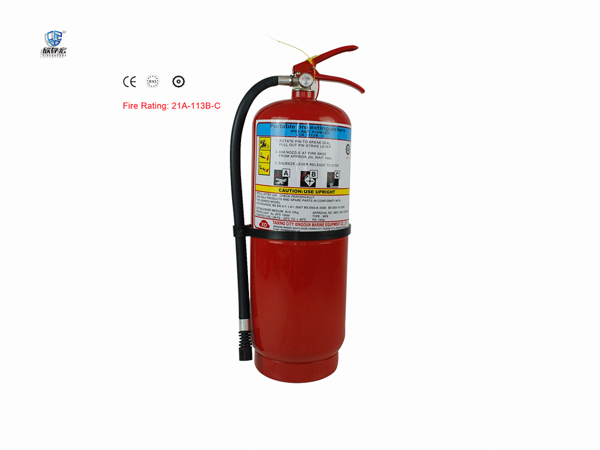 Portable Powder Fire Extinguisher MF-6